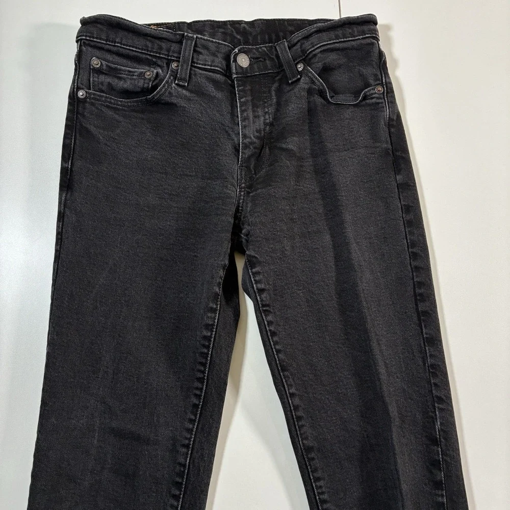 Levi's Premium 511 Jeans 29x32 Black Stretch‎ Denim Cowboy USA (Tag 30x34)